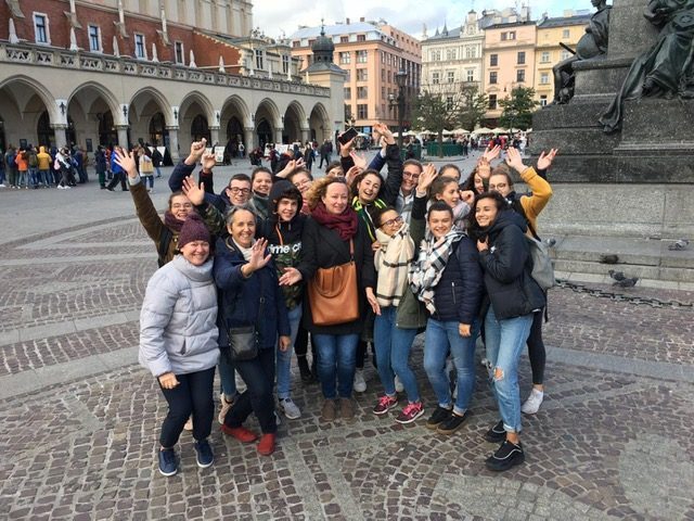 Le groupe Erasmus+ de retour de Pologne