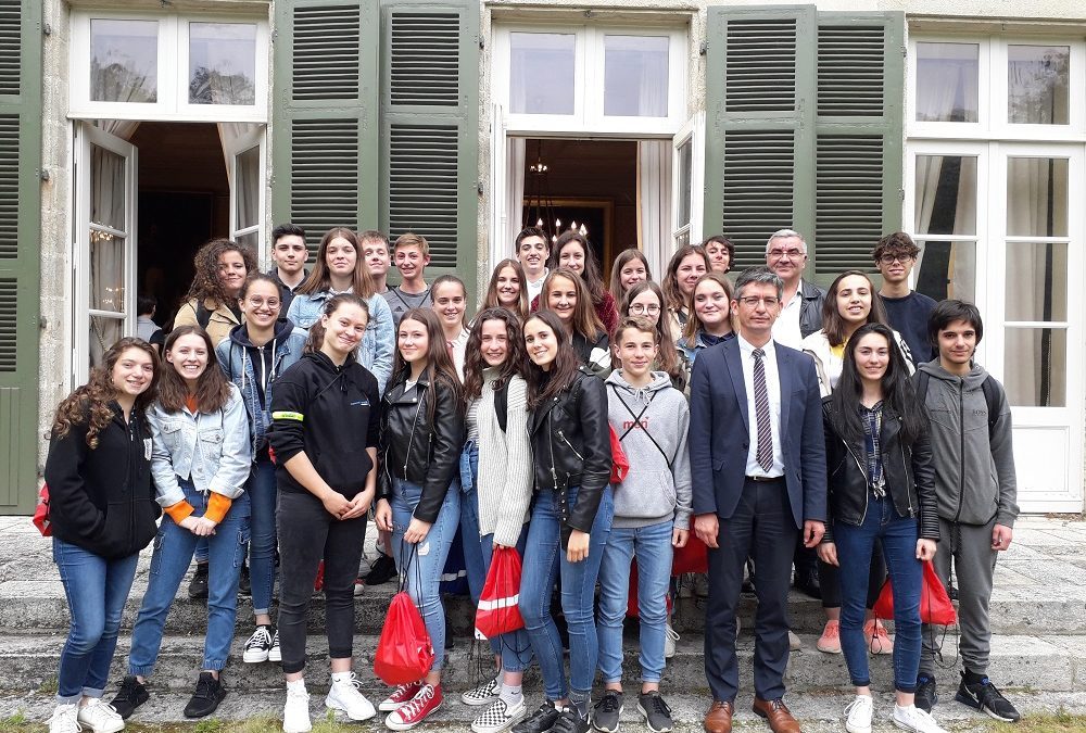 La classe de 2D gagnante du Concours départemental Sécurité routière