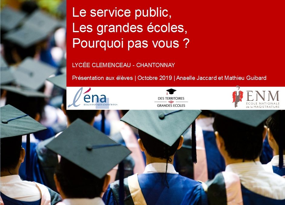 Echanges avec des étudiants de l’ENA et de l’ENM