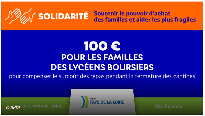 100e pour les familles de lycéens boursiers