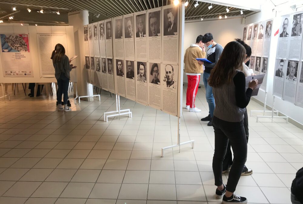 Visite de l’exposition sur la Résistance et la Déportation en Vendée